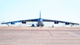 B52 Stratofortress Take Off US Air Force [upl. by Neras]