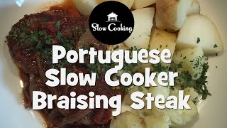 Portuguese Slow Cooker Braising Steak [upl. by Cross]