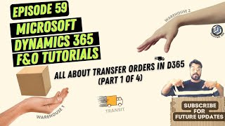 EPISODE 59  Transfer Order process in Dynamics 365 Finance and operationsPart 1 [upl. by Philo]