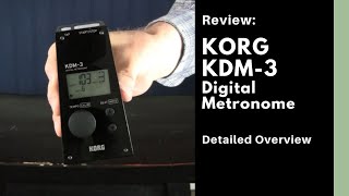 Korg KDM3 Metronome Review [upl. by Elodia]