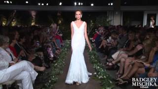 2016 Badgley Mischka Bride Runway Show [upl. by Nochur560]