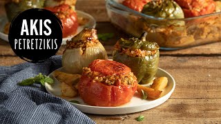 Gemista  Greek Stuffed Vegetables  Akis Petretzikis [upl. by Natfa732]