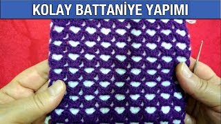 Kolay Battaniye Yapımı [upl. by Nidnerb]