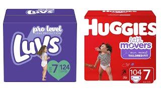 ¿Pañal Para Bebé Talla 7 de Huggies y Luvs [upl. by Niran]