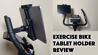 Exercise Bike Tablet Holder  Exercise Tech [upl. by Ehctav]