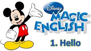 Magic English 1  Hello  ENGLISH WITH CARTOONS FOR KIDS [upl. by Adnaval109]