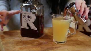 How to make a Mulled Apple Juice amp Sloe Gin Cocktail [upl. by Nuarb]