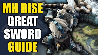 Monster Hunter Rise  Great Sword Guide with Timestamps [upl. by Kall]