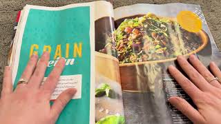 ASMR  Crinkly Magazine Recipes Whispered [upl. by Levin]