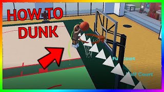 How To Dunk In Dunking Simulator ROBLOX [upl. by Seaddon]