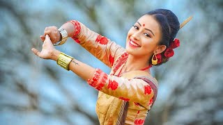 Bihu Dance By Sukanya Boruah [upl. by Nyrret]