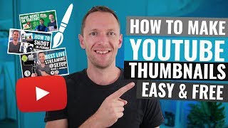 How to Make a Thumbnail for YouTube Videos  Easy amp Free [upl. by Wiedmann]