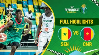 Senegal  Cameroon  Game Highlights  FIBA AfroBasket 2021 [upl. by Genia]