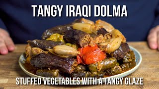 Tangy Iraqi Dolma the GREATEST of all stuffed vegetable recipes [upl. by Eekaz]