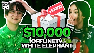 OFFLINETV 10000 WHITE ELEPHANT ft Valkyrae Fuslie Myth amp Starsmitten [upl. by Ehcsrop]