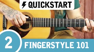 Tonys Beginner Fingerstyle Guitar Lesson ➋ [upl. by Ikaz]