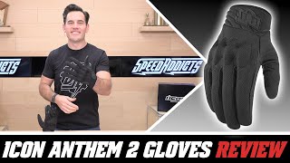 Icon Anthem 2 Gloves Review at SpeedAddictscom [upl. by Akenna]