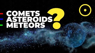 Difference Between Comets Asteroids And Meteors [upl. by Ahsitauq871]