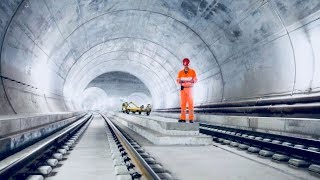 Opening Ceremony of Worlds Longest Tunnel GotthardSwitzerland [upl. by Racklin]