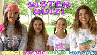 The Sister Quiz Haschak Sisters [upl. by Daphene]