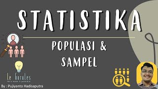 Statistika 1  Pengenalan Statistika Populasi dan Sampel  Matematika SMP [upl. by Redliw396]