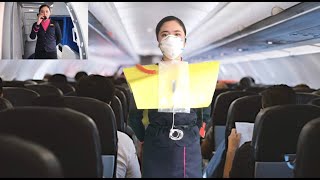 Flight Attendant Showmanship  Safety Demonstration [upl. by Marquis]