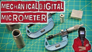 How to Use and Read a Mechanical Digital Micrometer [upl. by Eidnil712]