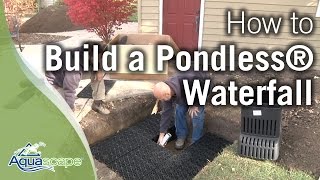 Aquascapes quotNEWquot How To Build a Pondless® Waterfall [upl. by Root]