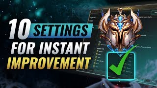 INSTANTLY Increase Your Winrate With These 10 Settings  League of Legends [upl. by Eniamaj]