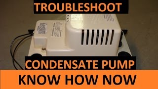 How to Troubleshoot a Condensate Pump [upl. by Comfort]