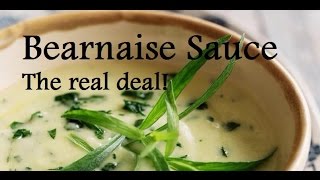 Authentic Bearnaise Sauce  Bearnaise tutorial  Step by Step French Recipe [upl. by Olnee443]