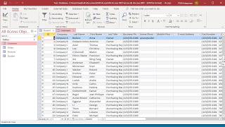 How to Add a Record to a Table in MS Access  Office 365 [upl. by Assilev]