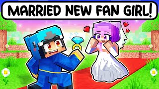 Omz MARRIED A NEW CRAZY FAN GIRL in Minecraft [upl. by Atikan918]