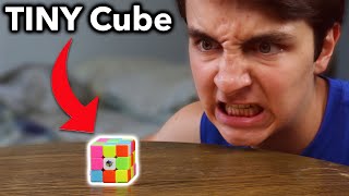 TINY Rubiks Cube Solved In UNDER 8 SECONDS [upl. by Nolana]