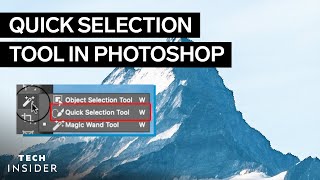 How To Use The Quick Selection Tool In Photoshop [upl. by Atiken]