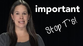 How to Pronounce IMPORTANT  American English [upl. by Lauro]