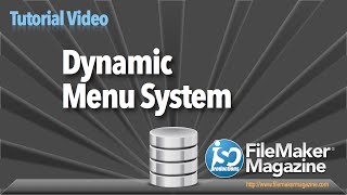 FileMaker Tutorial  Dynamic Menu System [upl. by Bertila]