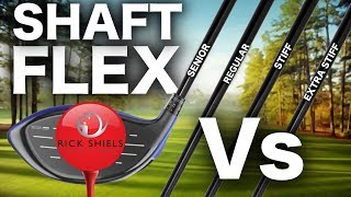 DRIVER SHAFT FLEX  THE COMPARISON TEST [upl. by Shere281]