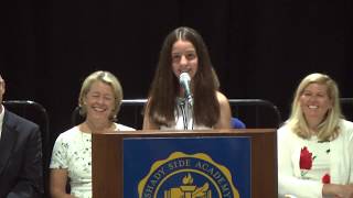 Elizabeth Kamin 2019 Middle School Graduation Student Speech [upl. by Fredenburg]