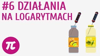 Działania na logarytmach 6  Logarytmy [upl. by Aihgn111]