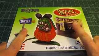 Revell Ed Roth Rat Fink with Diorama Model Kit Open Box Review [upl. by Loretta347]