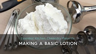 How to Guide Making a Basic Lotion [upl. by Alimak]