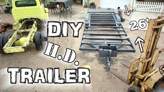 Harbor Freight Utility Trailer Build DIY utilitytrailer [upl. by Blank]