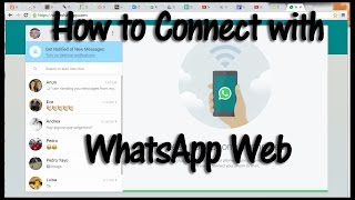 WhatsApp Web How to Connect [upl. by Blodget]