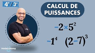 Calcul de puissances [upl. by Gratianna]