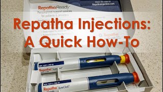 Repatha Injections A Quick HowTo [upl. by Sheedy]