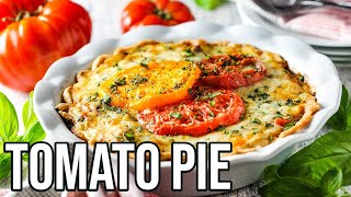 The BEST Tomato Pie EASY [upl. by Einram]