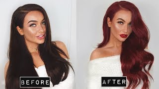 HOW TO Go from DARK BROWN to RED at home in 1 Day [upl. by Ewold]