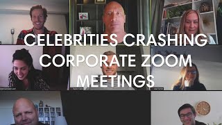 Celebrities crashing corporate Zoom meetings [upl. by Nageek]