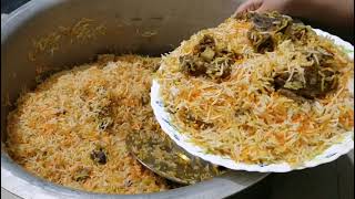 Original Mutton Biryani By Bawarchi for 50 People  Lucknowi Mutton Biryani  Easy Biryani Recipe [upl. by Ninehc]